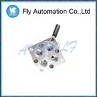 Closed Center Type Air Hand Valve 1/8 Stainless Steel With 4 Port 3 Position