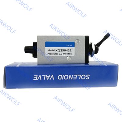 XQ Series Aluminum Pneumatic Manual Valve with 1/8" Port Size NBR Seal for Directional Control