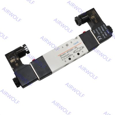 AIRTAC 4V130C-M5/06, 4V130E-M5/06, 4V130P-M5/06 4V100 Series 5/3 way Electric Solenoid Valve M5 1/8"