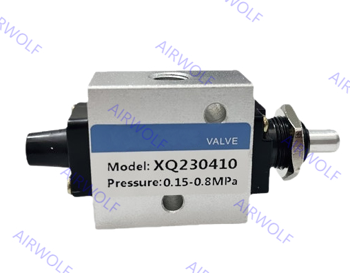 XQ Series Aluminum Pneumatic Mechanical Valve with 1/4" Port Size and 3/2way 5/2way Positions for Directional Control