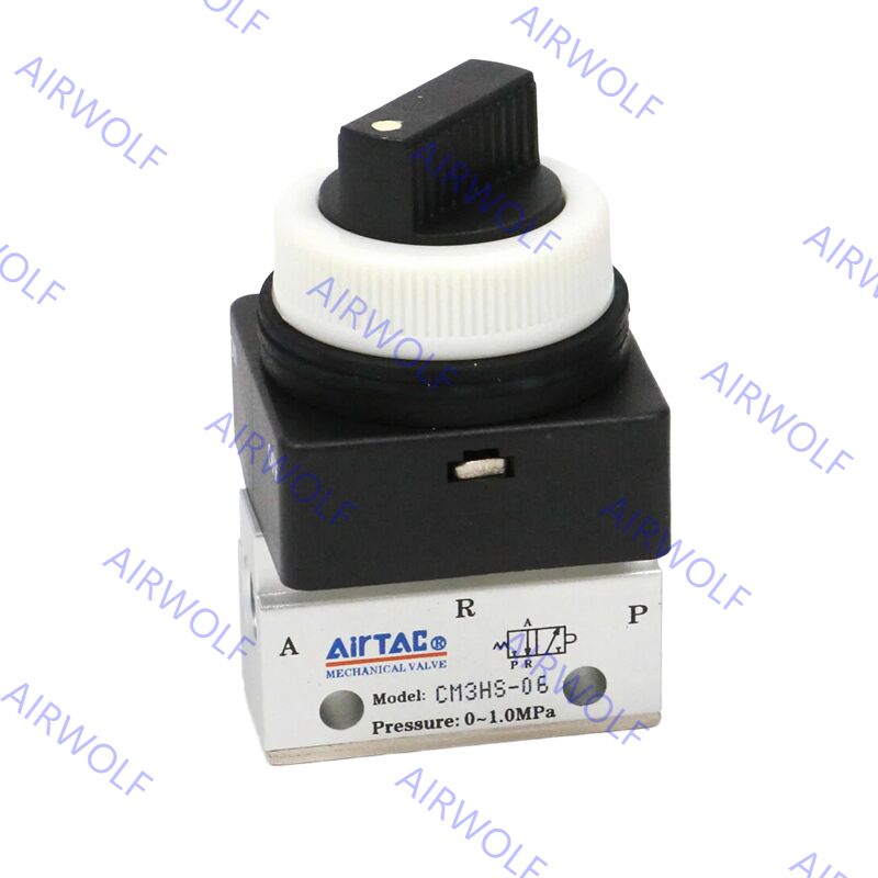 AirTAC CM3PF-06, CM3PP-06, CM3PM-06, CM3HS-06 CM3 Series 3/2 way Control Valve 1/8"