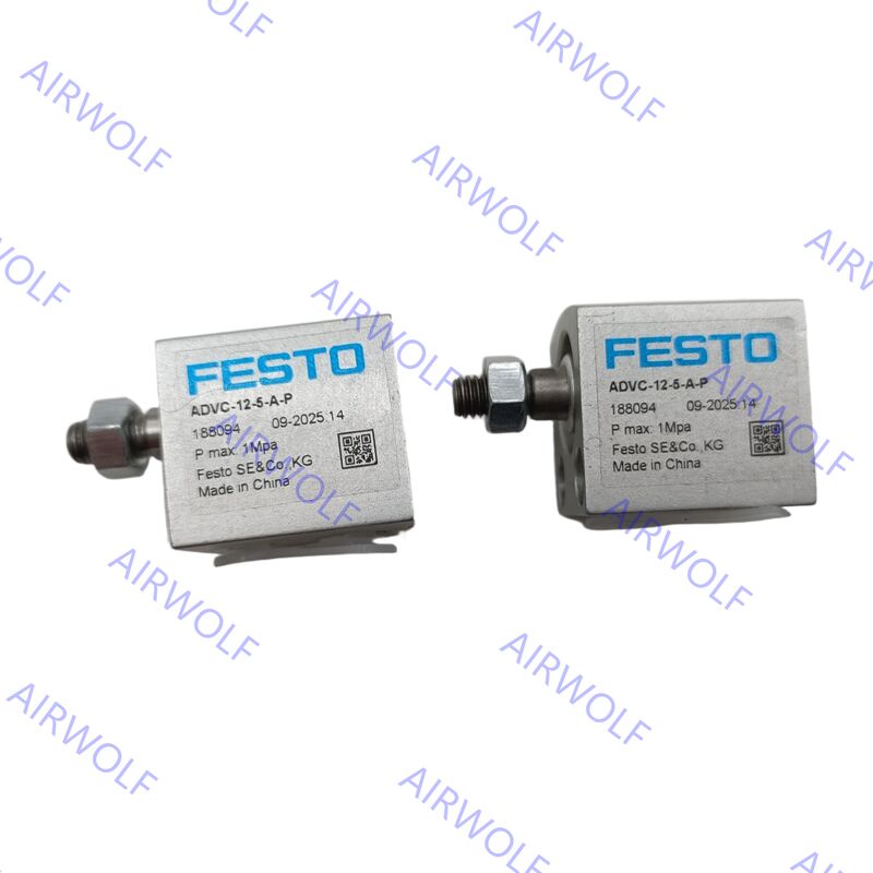 Festo ADVC-12-5-A-P-A ADVC-12-10-A-P-A ADVC-12-5-I-P-A ADVC-12-10-I-P-A Double-Acting Short-stroke Cylinders