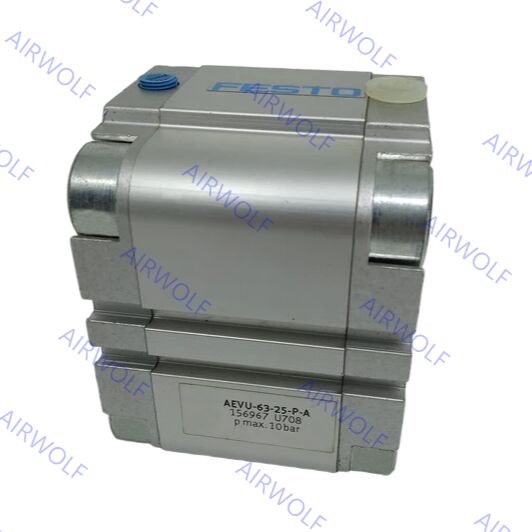 AEVU-63-10-P-A AEVU-63-10-A-P-A,-15,-20,-25 Festo Single-Acting Compact Cylinder