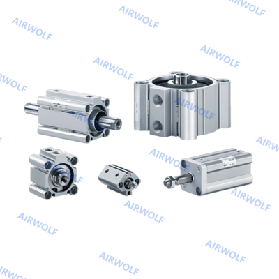 SMC CQ2B Kompaktny podwójnie działający cylinder pneumatyczny stop aluminium