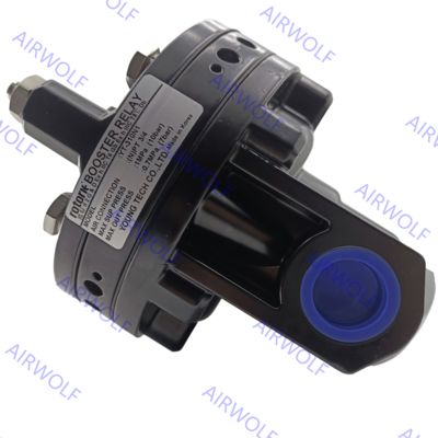 YTC Rotork Aluminium Diecasting Air Preparation Unit Volume Booster Relay YT-310N1 z 10 bar Max. Ciśnienie zasilania 7 bar Max. Ciśnienie sygnału/wyjścia i 5.24/4.91 Pojemność przepływu